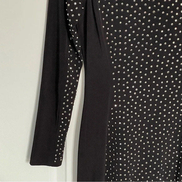 Calvin Klein Rhinestone Embellished Evening Gown/Black - 29703 - Picture 5 of 15